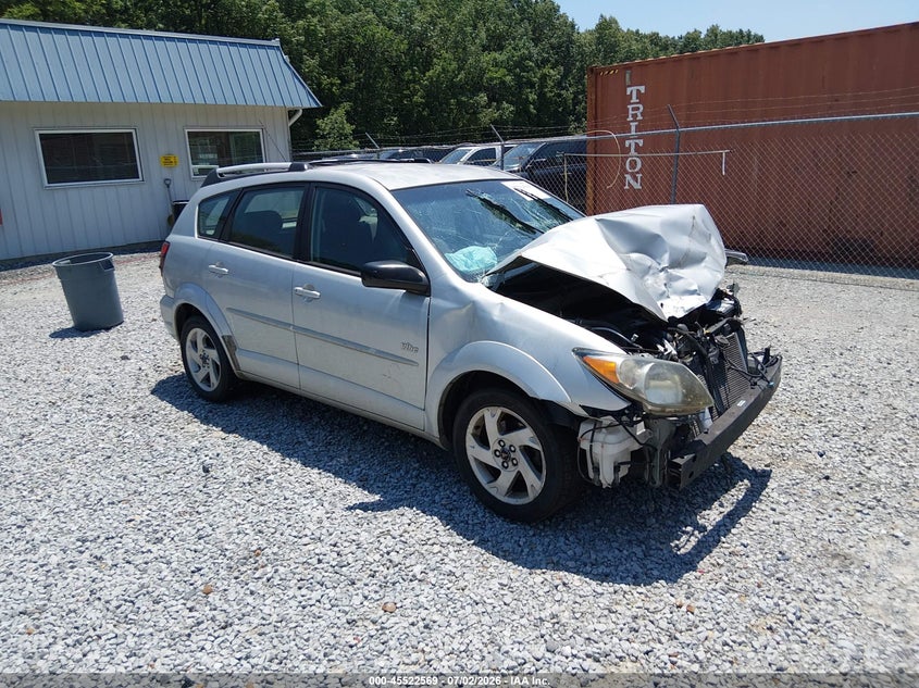 2004 Pontiac Vibe VIN 5Y2SL62834Z433478 IAAI salvage auction — FRONT END, Salvage (Kentucky), sold $250 on 2026-08-21 (photo 1)