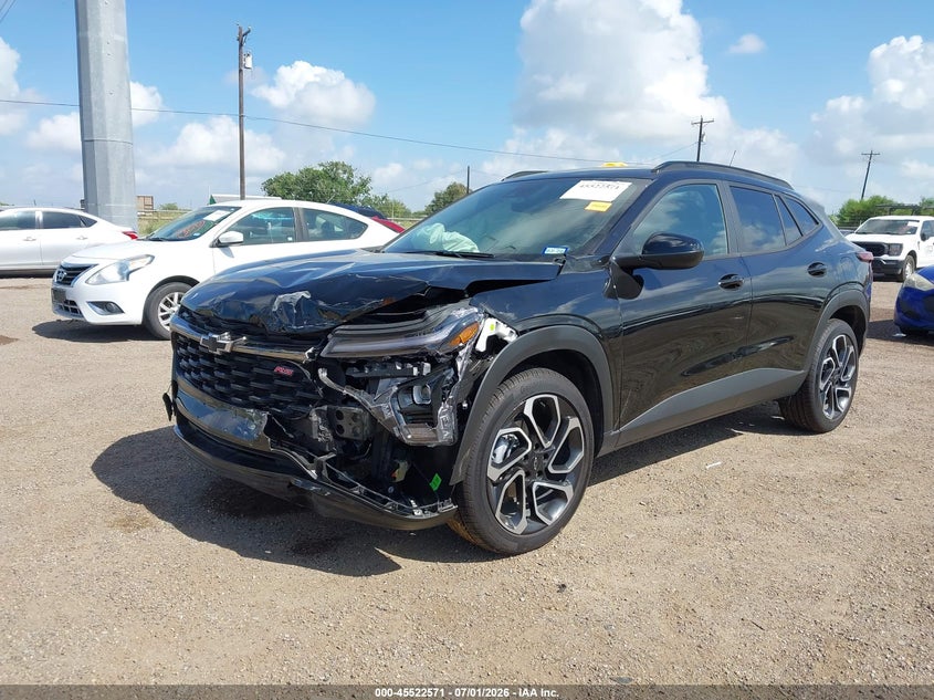 2026 Chevrolet Trax VIN KL77LJEP5TC110527 IAAI salvage auction — FRONT END, Salvage (Texas), sold $7,850 on 2026-08-25 (photo 2)