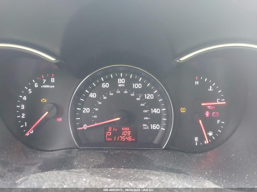 2014 Kia Sorento VIN 5XYKT4A7XEG496493 IAAI salvage auction — NORMAL WEAR, Clear (Tennessee), sold $1,350 on 2026-07-08 (photo 7)
