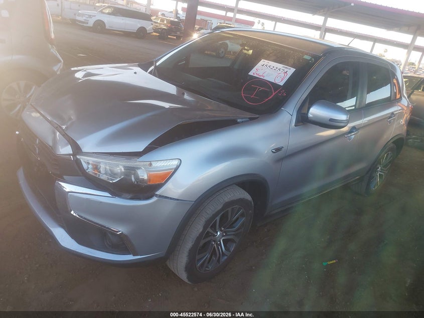 2016 Mitsubishi Outlander VIN JA4AP3AU1GZ048139 IAAI salvage auction — FRONT END, Salvage Title, sold $25 on 2026-07-29 (photo 2)