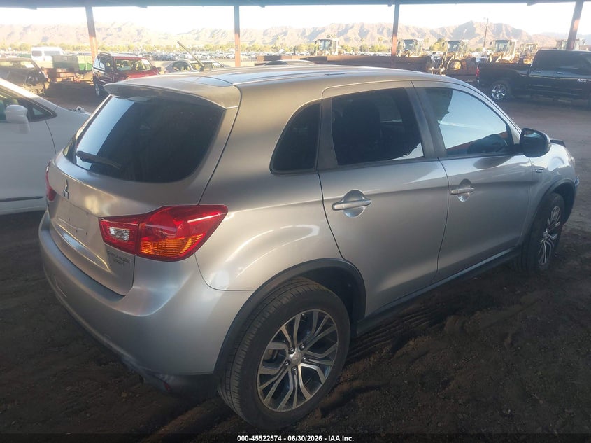 2016 Mitsubishi Outlander VIN JA4AP3AU1GZ048139 IAAI salvage auction — FRONT END, Salvage Title, sold $25 on 2026-07-29 (photo 4)