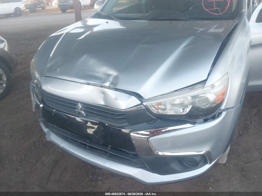 2016 Mitsubishi Outlander VIN JA4AP3AU1GZ048139 IAAI salvage auction — FRONT END, Salvage Title, sold $25 on 2026-07-29 (photo 6)