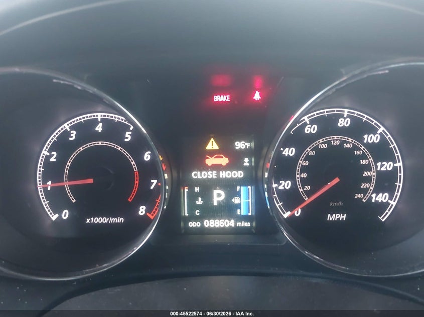 2016 Mitsubishi Outlander VIN JA4AP3AU1GZ048139 IAAI salvage auction — FRONT END, Salvage Title, sold $25 on 2026-07-29 (photo 7)