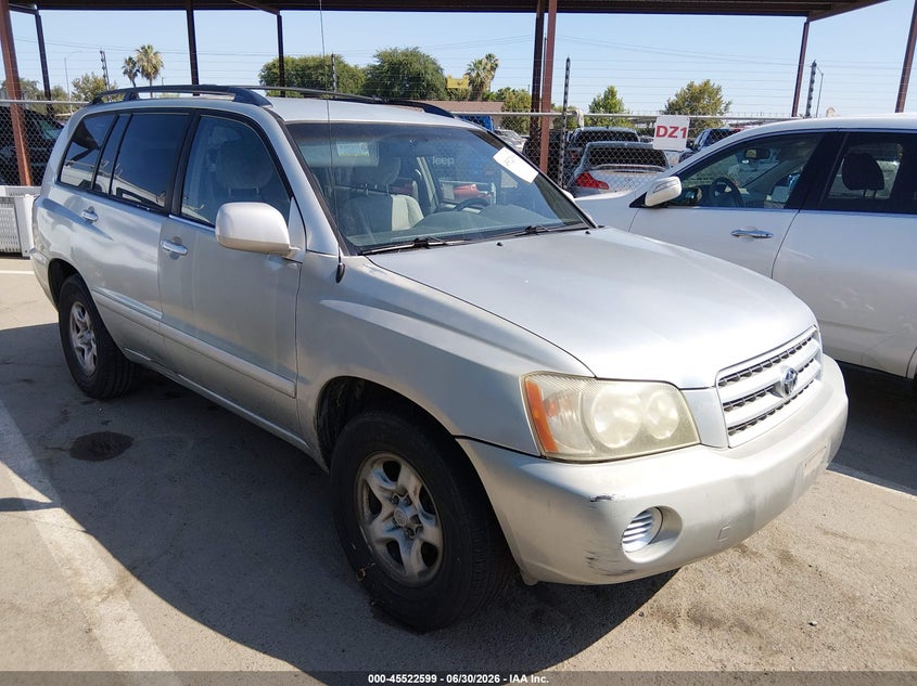 2003 Toyota Highlander VIN JTEGD21A530057283 IAAI salvage auction — NORMAL WEAR, Clear - Dealer Only (California), sold $800 on 2026-07-07 (photo 1)
