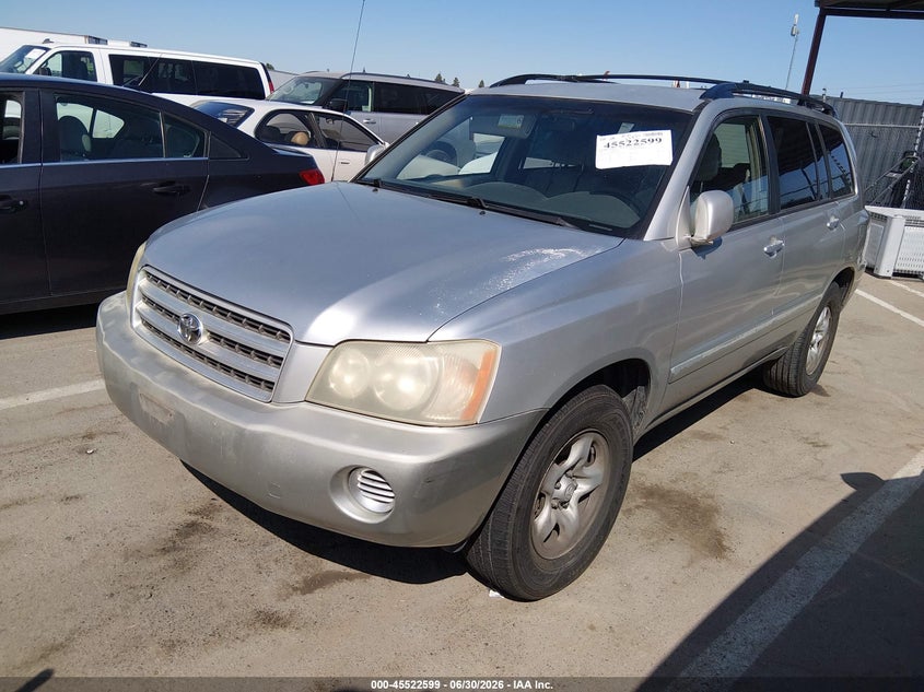 2003 Toyota Highlander VIN JTEGD21A530057283 IAAI salvage auction — NORMAL WEAR, Clear - Dealer Only (California), sold $800 on 2026-07-07 (photo 2)