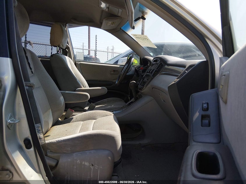 2003 Toyota Highlander VIN JTEGD21A530057283 IAAI salvage auction — NORMAL WEAR, Clear - Dealer Only (California), sold $800 on 2026-07-07 (photo 5)