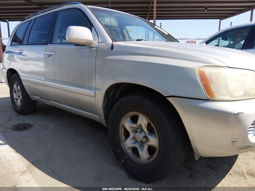 2003 Toyota Highlander VIN JTEGD21A530057283 IAAI salvage auction — NORMAL WEAR, Clear - Dealer Only (California), sold $800 on 2026-07-07 (photo 6)