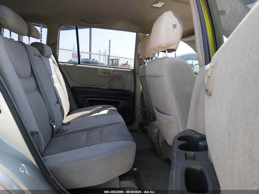2003 Toyota Highlander VIN JTEGD21A530057283 IAAI salvage auction — NORMAL WEAR, Clear - Dealer Only (California), sold $800 on 2026-07-07 (photo 8)