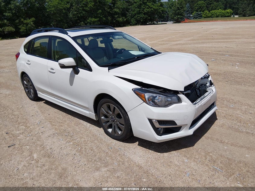2015 Subaru Impreza VIN JF1GPAZ66F8204910 IAAI salvage auction — FRONT END, Salvage Title, sold $2,550 on 2026-07-23 (photo 1)