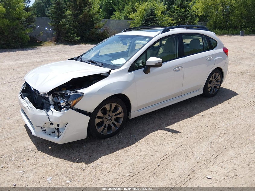 2015 Subaru Impreza VIN JF1GPAZ66F8204910 IAAI salvage auction — FRONT END, Salvage Title, sold $2,550 on 2026-07-23 (photo 2)