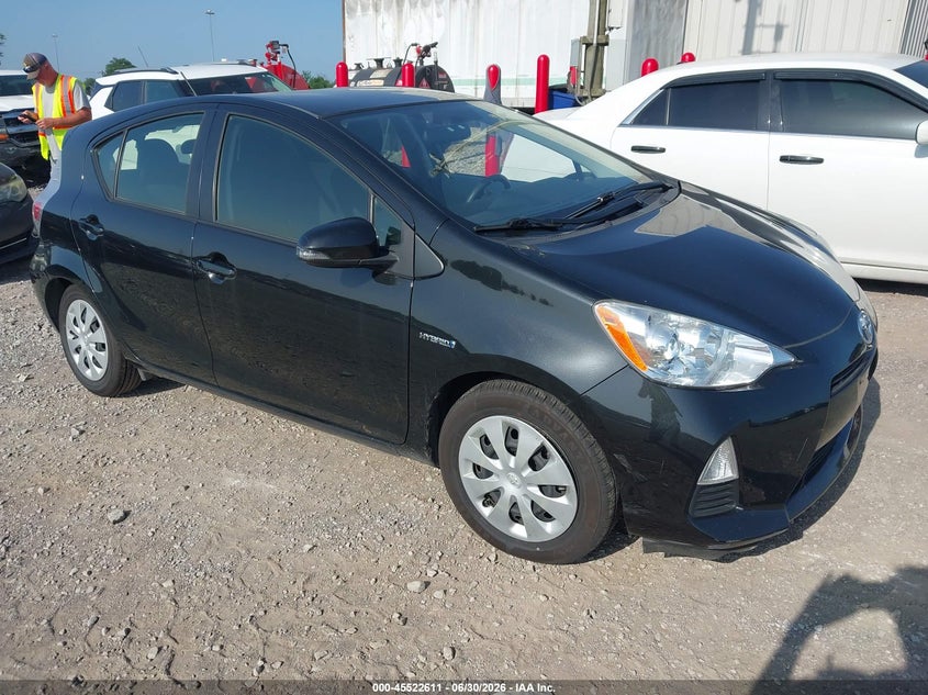 2013 Toyota Prius c VIN JTDKDTB38D1046021 IAAI salvage auction — NORMAL WEAR, Clear (Tennessee), sold $3,550 on 2026-07-09 (photo 1)
