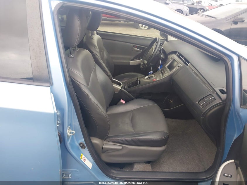 2012 Toyota Prius VIN JTDKN3DP0C3001025 IAAI salvage auction — FRONT END, Salvage (California), sold $4,550 on 2026-07-30 (photo 5)