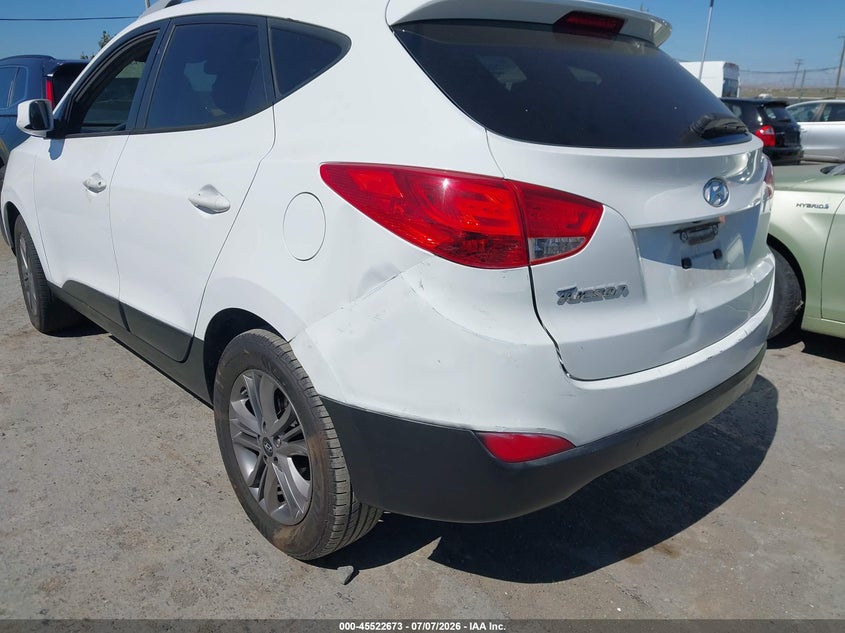 2015 Hyundai Tucson VIN KM8JU3AG1FU995357 IAAI salvage auction — NORMAL WEAR, Clear - Dealer Only (California), sold $500 on 2026-07-18 (photo 6)