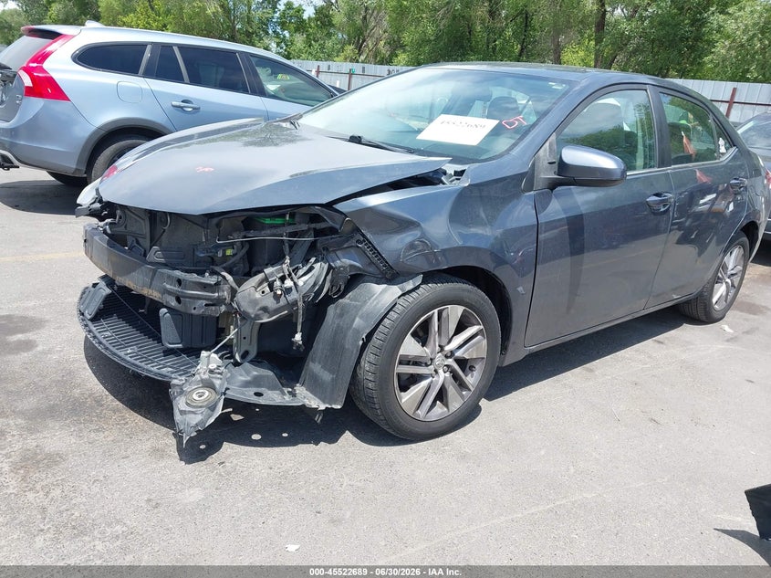 2015 Toyota Corolla VIN 5YFBPRHE8FP199936 IAAI salvage auction — FRONT & REAR, Salvage Title, sold $1,400 on 2026-07-24 (photo 2)