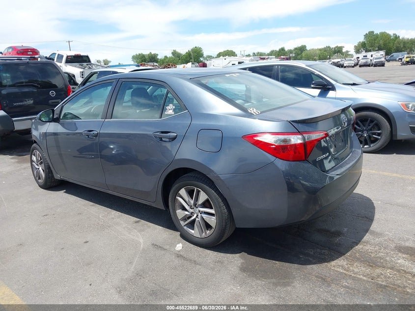 2015 Toyota Corolla VIN 5YFBPRHE8FP199936 IAAI salvage auction — FRONT & REAR, Salvage Title, sold $1,400 on 2026-07-24 (photo 3)