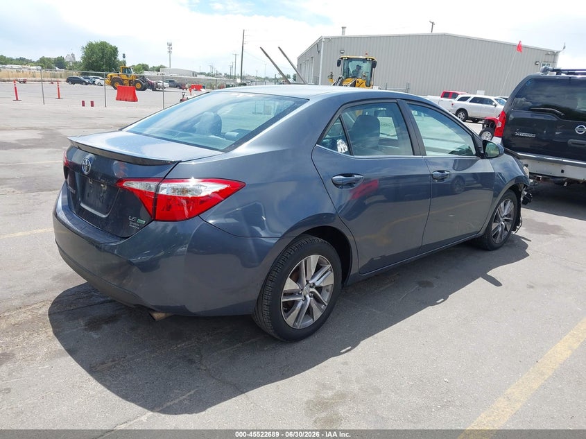 2015 Toyota Corolla VIN 5YFBPRHE8FP199936 IAAI salvage auction — FRONT & REAR, Salvage Title, sold $1,400 on 2026-07-24 (photo 4)