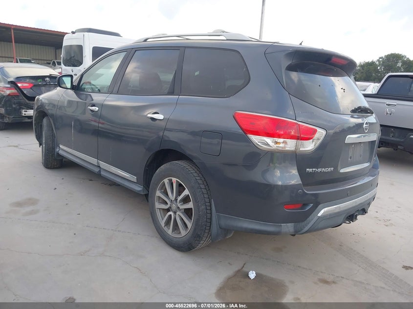 2013 Nissan Pathfinder VIN 5N1AR2MN3DC600944 IAAI salvage auction — RIGHT FRONT, Salvage Title, sold $725 on 2026-08-26 (photo 3)