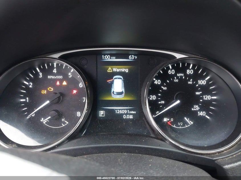 2015 Nissan Rogue VIN KNMAT2MT2FP555236 IAAI salvage auction — FRONT END, Salvage Title, sold $450 on 2026-07-31 (photo 7)
