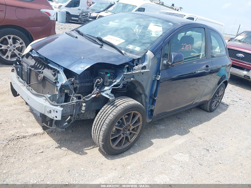 2010 Toyota Yaris VIN JTDJT4K39A5321050 IAAI salvage auction — LEFT FRONT, Salvage (Pennsylvania), sold $900 on 2026-07-22 (photo 2)