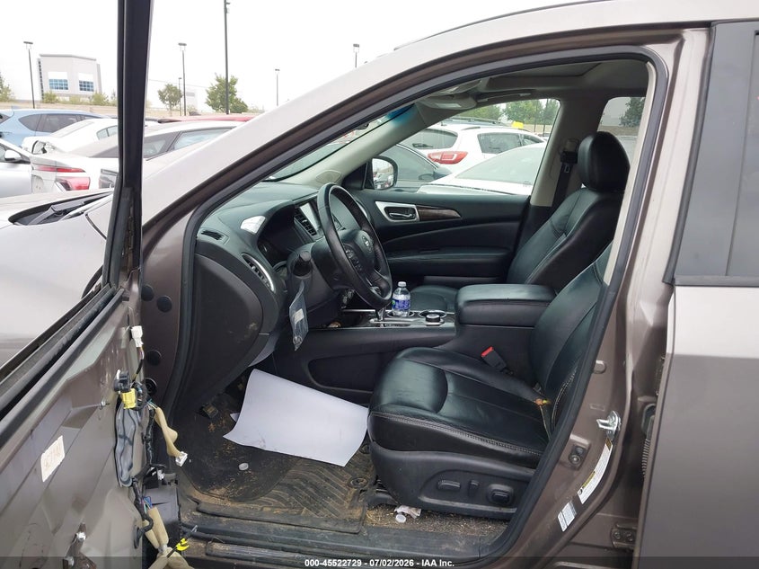 2014 Nissan Pathfinder VIN 5N1AR2MM1EC607836 IAAI salvage auction — FRONT END, Salvage Title, sold $1,300 on 2026-07-24 (photo 5)