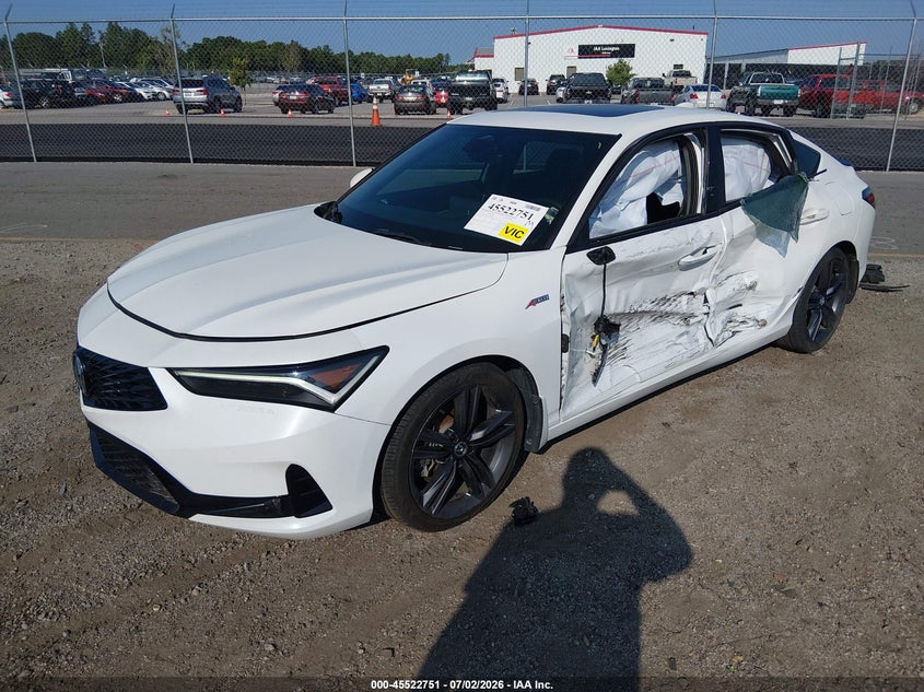 2024 Acura Integra VIN 19UDE4H35RA001498 IAAI salvage auction — LEFT SIDE, Wait Title, sold $5,400 on 2026-08-27 (photo 2)