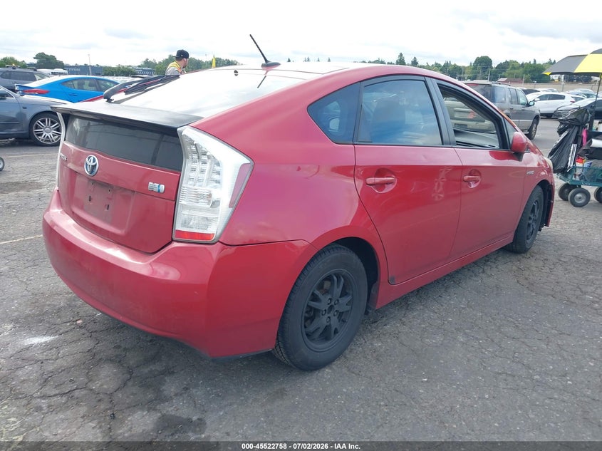 2010 Toyota Prius VIN JTDKN3DU6A0084030 IAAI salvage auction — NORMAL WEAR, Clear-Dealer Only (Washington), sold $800 on 2026-07-09 (photo 4)