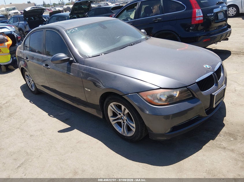 2008 BMW 3 series VIN WBAVC53568FZ86139 IAAI salvage auction — UNKNOWN, Lien Papers (California), sold $350 on 2026-07-22 (photo 1)