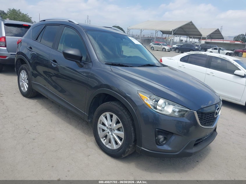 2014 Mazda Cx-5 VIN JM3KE4CY2E0389810 IAAI salvage auction — REAR END, Salvage Title, sold $3,150 on 2026-07-29 (photo 1)