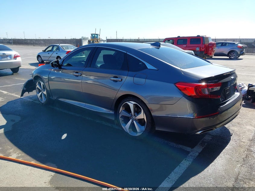 2018 Honda Accord VIN 1HGCV1F98JA181341 IAAI salvage auction — FRONT & REAR, Salvage (California), sold $5,300 on 2026-07-22 (photo 3)