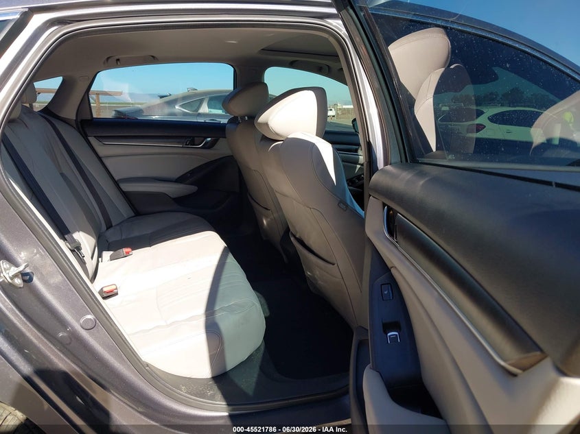 2018 Honda Accord VIN 1HGCV1F98JA181341 IAAI salvage auction — FRONT & REAR, Salvage (California), sold $5,300 on 2026-07-22 (photo 8)