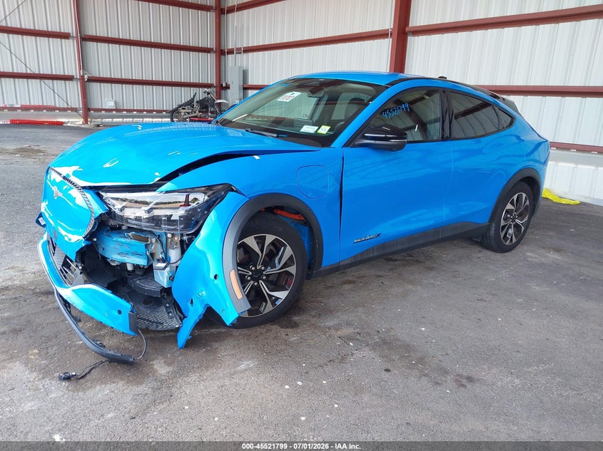 2024 Ford Mustang mach-e VIN 3FMTK1SU5RMA22546 IAAI salvage auction — LEFT FRONT, Mv-907A (New York), sold $11,000 on 2026-07-30 (photo 2)