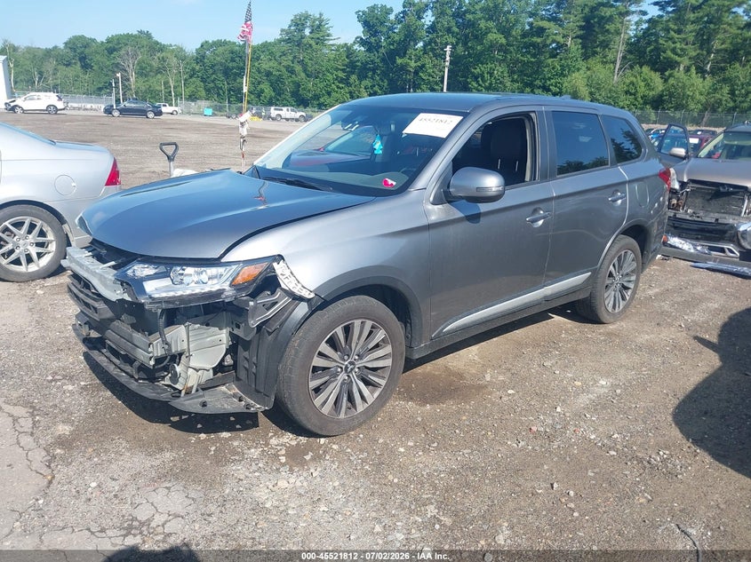 2020 Mitsubishi Outlander VIN JA4AZ3A34LZ045490 IAAI salvage auction — RIGHT SIDE, Salvage (Massachusetts), sold $3,900 on 2026-07-31 (photo 2)