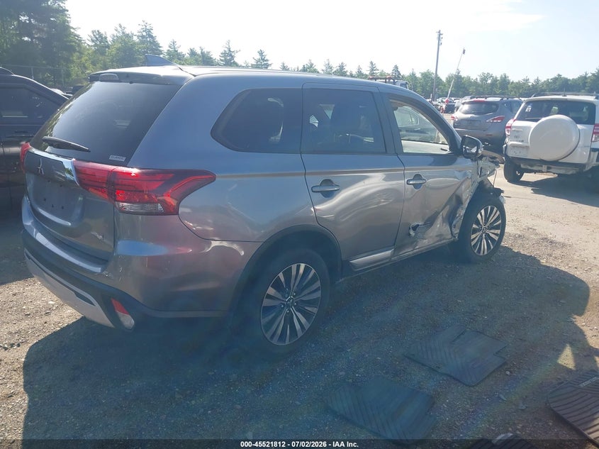 2020 Mitsubishi Outlander VIN JA4AZ3A34LZ045490 IAAI salvage auction — RIGHT SIDE, Salvage (Massachusetts), sold $3,900 on 2026-07-31 (photo 4)
