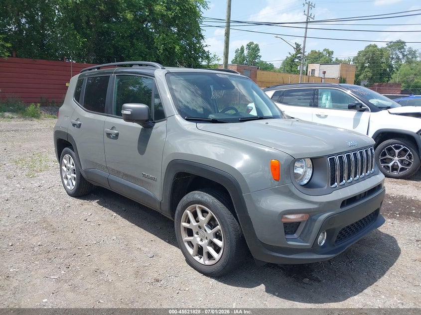 2021 Jeep Renegade VIN ZACNJDD13MPM29952 IAAI salvage auction — LEFT SIDE, Scrap (Michigan), sold $3,850 on 2026-07-16 (photo 1)