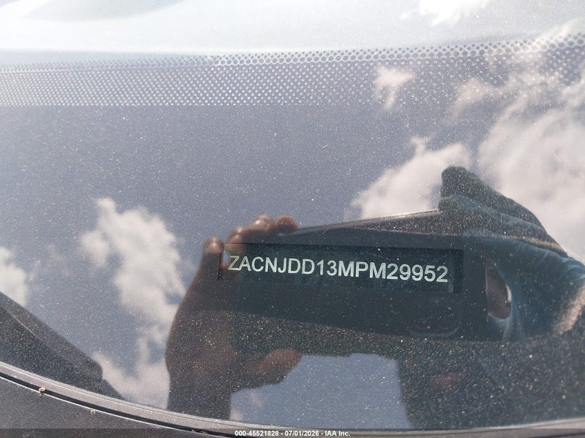 2021 Jeep Renegade VIN ZACNJDD13MPM29952 IAAI salvage auction — LEFT SIDE, Scrap (Michigan), sold $3,850 on 2026-07-16 (photo 9)