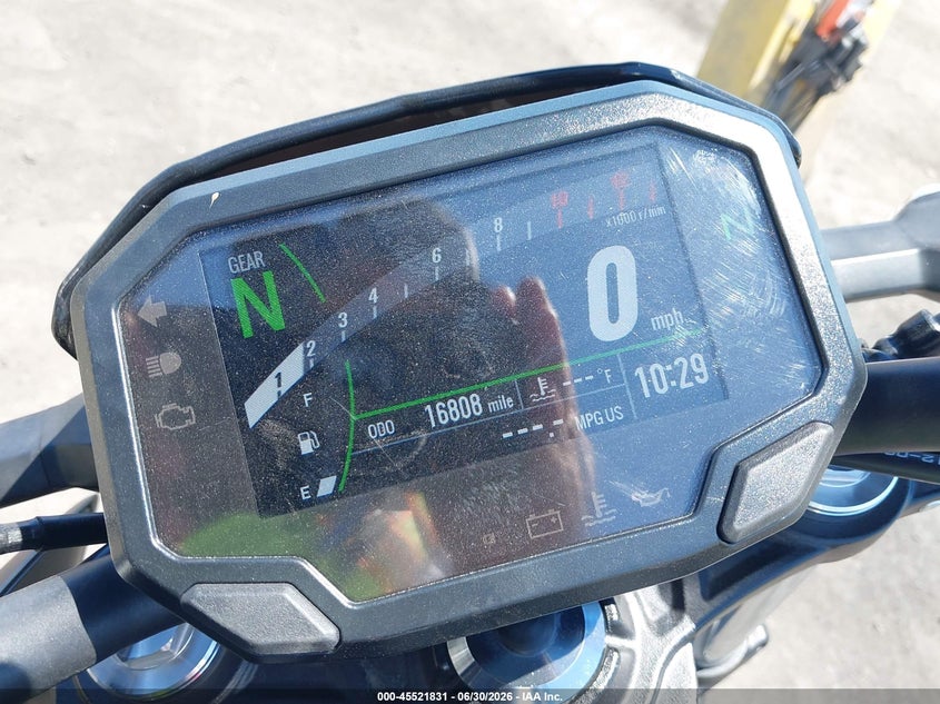 2022 Kawasaki Er VIN ML5EREL14NDA73608 IAAI salvage auction — RIGHT FRONT, Salvage Title, sold $550 on 2026-07-21 (photo 7)