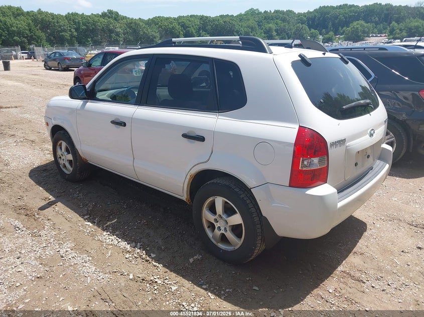 2007 Hyundai Tucson VIN KM8JM12B07U556725 IAAI salvage auction — NORMAL WEAR, Clear-Endorsement (Wisconsin), sold $650 on 2026-07-22 (photo 3)