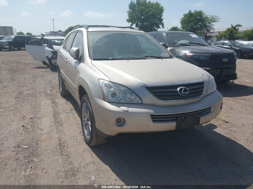2006 Lexus Rx 400h VIN JTJHW31U060033168 IAAI salvage auction — NORMAL WEAR, Regular Certificate (Iowa), sold $875 on 2026-07-13 (photo 1)