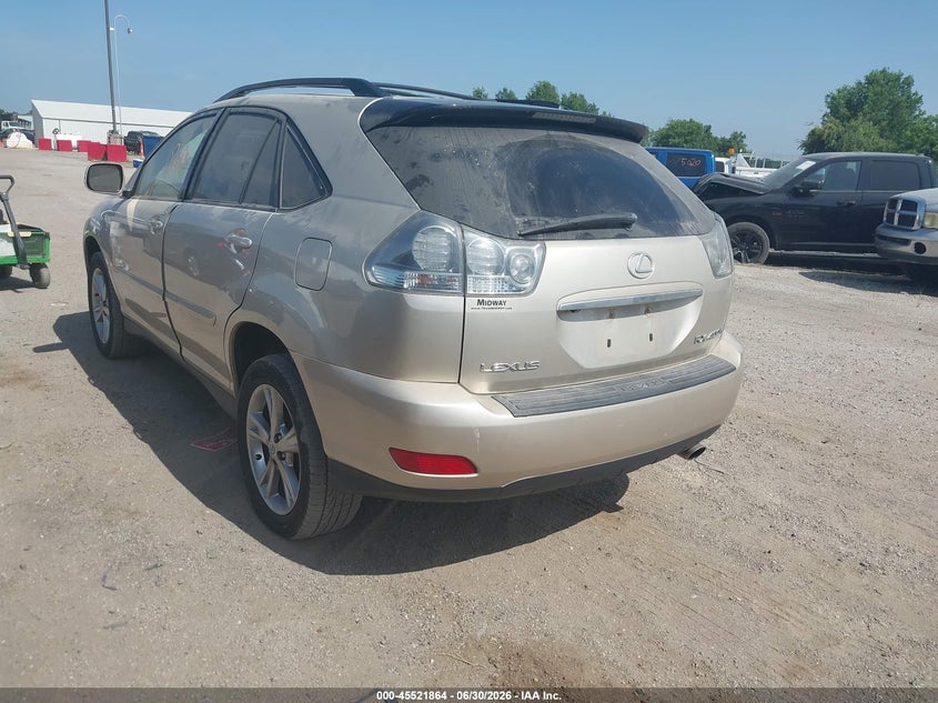 2006 Lexus Rx 400h VIN JTJHW31U060033168 IAAI salvage auction — NORMAL WEAR, Regular Certificate (Iowa), sold $875 on 2026-07-13 (photo 3)