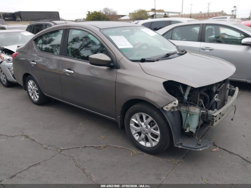2016 Nissan Versa VIN 3N1CN7AP9GL887360 IAAI salvage auction — FRONT END, Salvage Certificate (California), sold $975 on 2026-07-11 (photo 1)