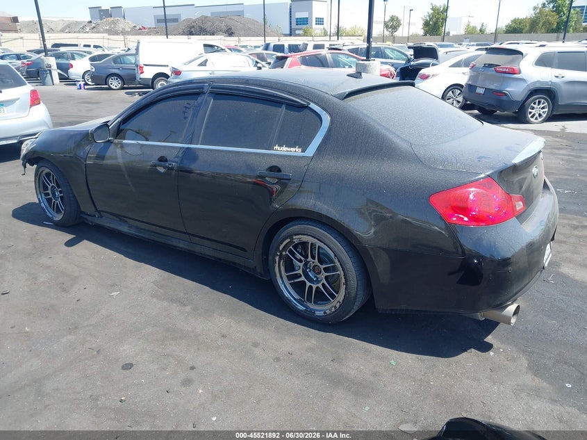 2013 Infiniti G VIN JN1CV6AP6DM714391 IAAI salvage auction — RIGHT FRONT, Salvage Title, sold $1,100 on 2026-08-02 (photo 3)