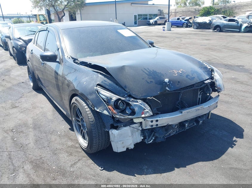 2013 Infiniti G VIN JN1CV6AP6DM714391 IAAI salvage auction — RIGHT FRONT, Salvage Title, sold $1,100 on 2026-08-02 (photo 6)