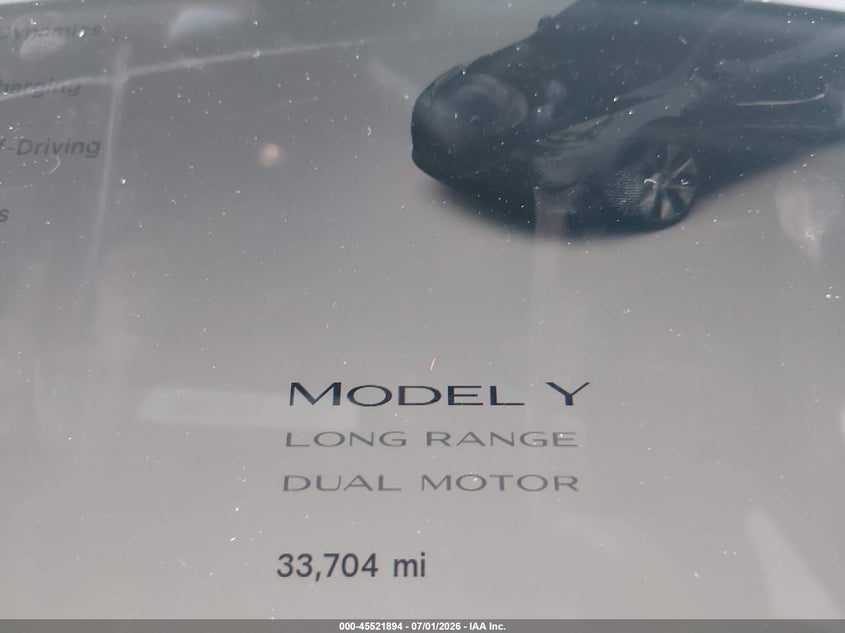 2023 Tesla Model y VIN 7SAYGDEE4PF898403 IAAI salvage auction — REAR END, Salvage Title, sold $10,300 on 2026-09-03 (photo 7)