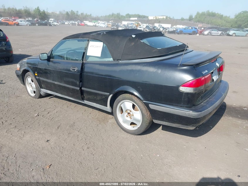 1999 Saab 9-3 VIN YS3DF78N5X7002006 IAAI salvage auction — NORMAL WEAR, Clear (New York), sold $400 on 2026-07-07 (photo 3)