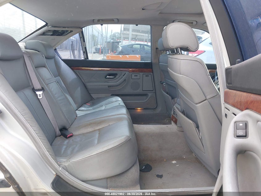 2001 BMW 7 series VIN WBAGH83471DP22884 IAAI salvage auction — NORMAL WEAR, Clear - Dealer Only (California), sold $375 on 2026-07-08 (photo 8)