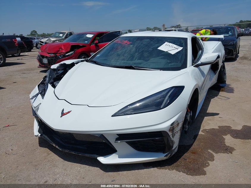 2024 Chevrolet Corvette stingray VIN 1G1YA2D44R5110843 IAAI salvage auction — FRONT END, Original (Texas), sold $36,050 on 2026-09-14 (photo 2)