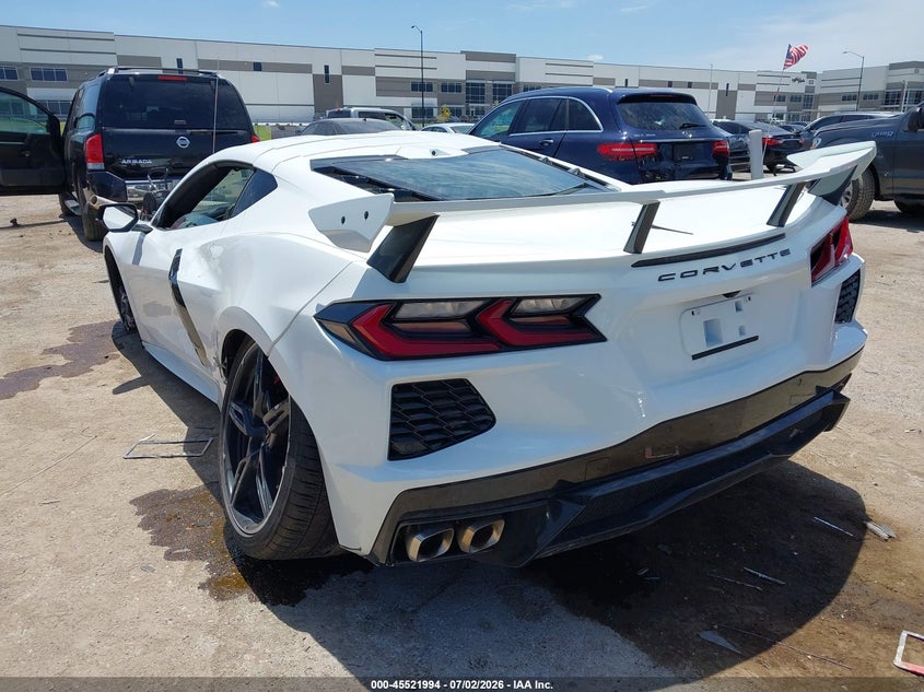 2024 Chevrolet Corvette stingray VIN 1G1YA2D44R5110843 IAAI salvage auction — FRONT END, Original (Texas), sold $36,050 on 2026-09-14 (photo 3)