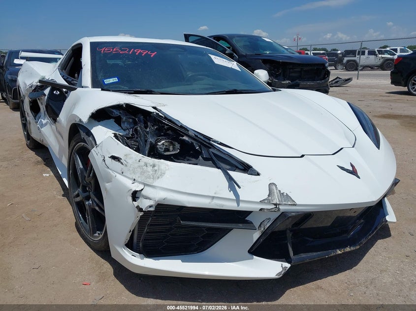 2024 Chevrolet Corvette stingray VIN 1G1YA2D44R5110843 IAAI salvage auction — FRONT END, Original (Texas), sold $36,050 on 2026-09-14 (photo 6)