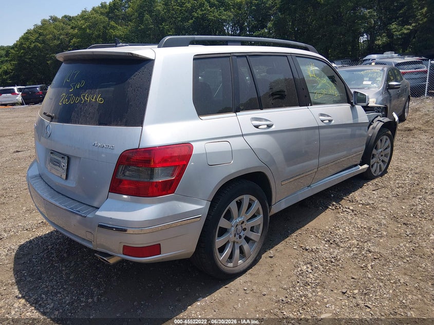 2011 Mercedes-benz Glk-class VIN WDCGG8HB7BF678138 IAAI salvage auction — RIGHT FRONT, Bill Of Sale (New York), sold $25 on 2026-08-04 (photo 4)