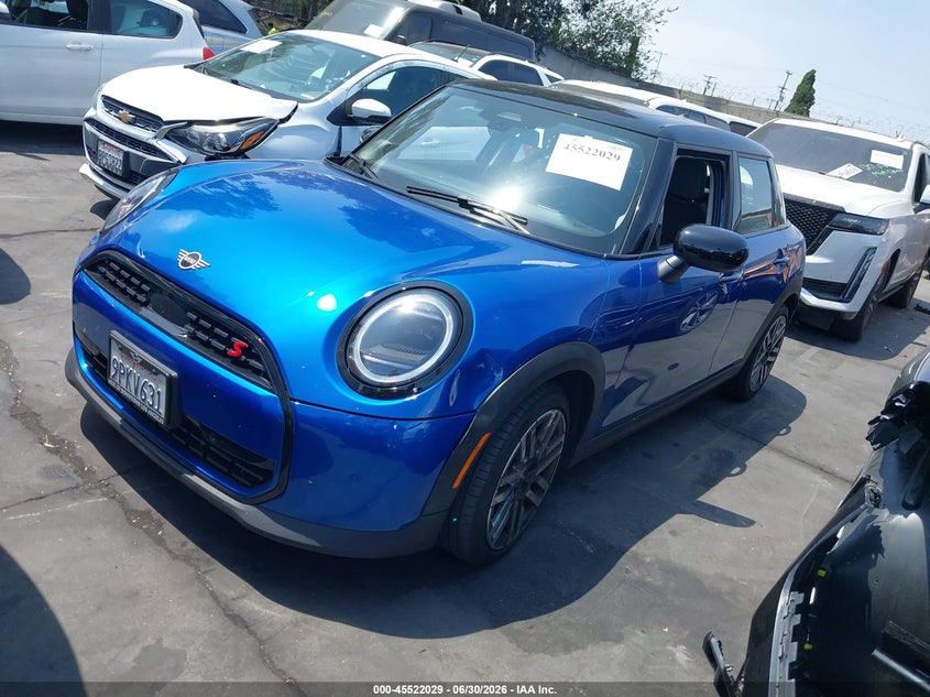 2025 Mini Hard top VIN WMW53GD09S2W35903 IAAI salvage auction — RIGHT FRONT, Salvage Certificate (California), sold $9,700 on 2026-07-11 (photo 2)